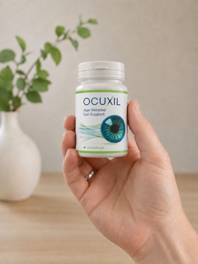 OCUXIL Originaldose in der Hand
